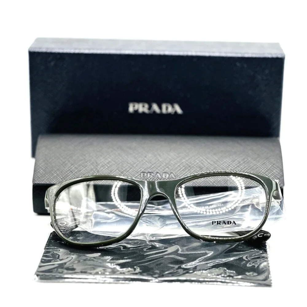 NEW PRADA VPR 29S UF8-1O1 Green Women Eyeglasses 54mm 19 140 - Picture 10 of 10
